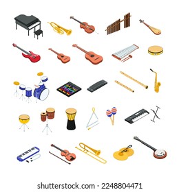 This set of vector illustrations of musical instruments is perfect for any creative project.