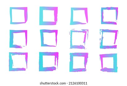 This is a set of Watercolor Gradient Frame for your beautiful design.