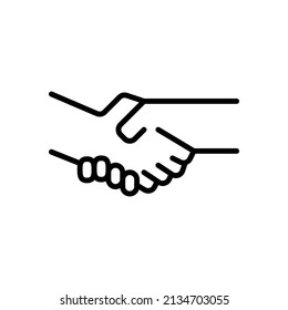 this is a shaking hands icon