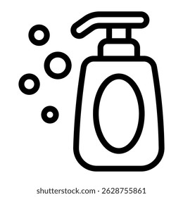 This Shampoo icon is suitable for Beauty Salon, Spa, Barber Shop, etc