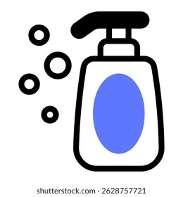 This Shampoo icon is suitable for Beauty Salon, Spa, Barber Shop, etc