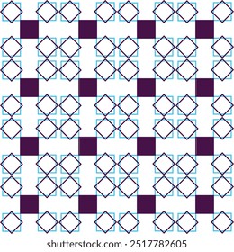 This shapes pattern design features a variety of geometric forms like circles, squares, and triangles, arranged in harmonious compositions. Perfect for backgrounds, textiles, modern digital projects.