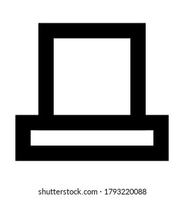 This sharp edge devices icon is designed to be simple, uncomplicated, and minimal to deliver information clearly.