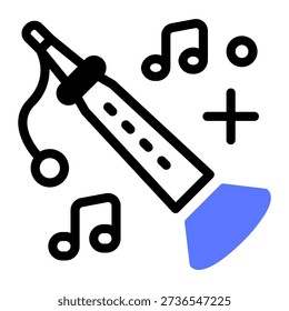 This Shehnai icon is suitable for the Holi Festival in India.