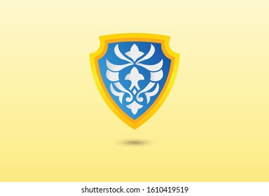 this is the shield logo. This logo is very elegant. EPS 10. Can be used as a logo, icon, element, banner, poster, brochure or background.