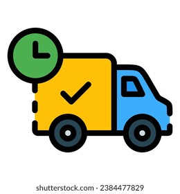 This Shipping icon is suitable for shopping, ecommerce, supermarket and business