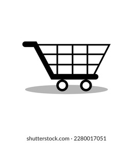 this is shopping cart vector icon