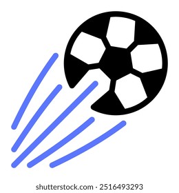 This Shot icon is suitable for football, soccer, sport etc.
