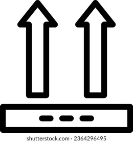 this side up vector design .eps