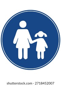 Esta señalización indica un área peatonal designada para adultos y niños. Informa a los usuarios de la carretera que la zona está reservada para actividades a pie, dando prioridad a la seguridad de los peatones y limitando o prohibiendo el acceso de los vehículos. El letrero se usa comúnmente en espacios públicos como parques, zonas escolares, áreas residenciales y zonas recreativas para promover un movimiento peatonal seguro y cómodo.