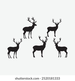 This is Silhouette of a Deer 