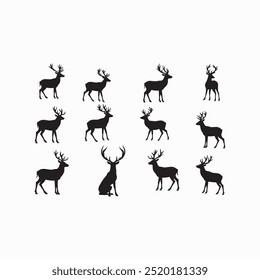 This is Silhouette of a Deer 