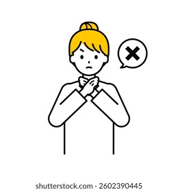 This is a simple "adult" upper body pose illustration.