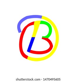 This is a simple alphabetical logo design