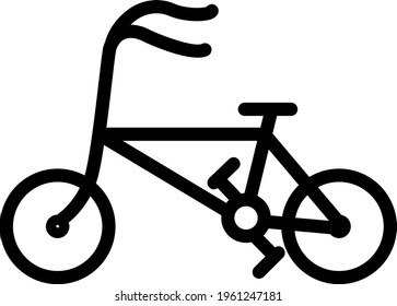 this is a simple bike transportation icon