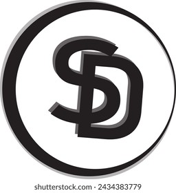 This simple black logo is very attractive for a modern brand