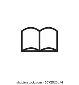 This Simple Book icon is in Line style available to download as EPS 10