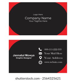 This is a simple Business card design