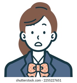 This is a simple bust shot illustration of a person.