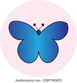 this is simple butterfly icon 