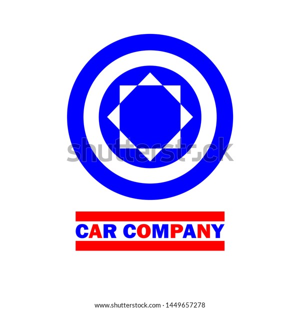 This Simple Car Company Logo Stock Vector (Royalty Free) 1449657278