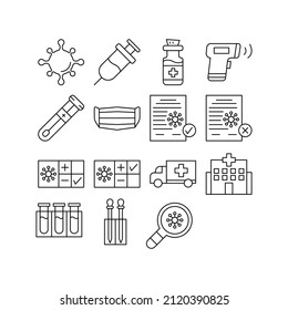 this is a simple corona virus icon set ready to be used for your design project needs