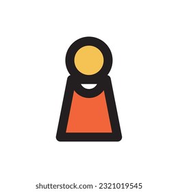 Se trata de una ilustración de iconos pequeños simple y fácil de usar.
