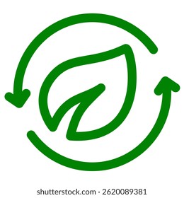 This is a simple eco-friendly design vector illustration. It features elements suitable for projects related to sustainability. Use it for web design or print.