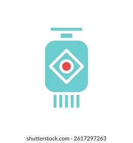 This is a simple and elegant oriental lantern icon design, perfect for adding a touch of culture and tradition to your projects. The clean and various applications.