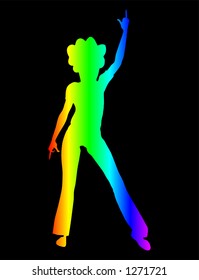 This is a simple female outline.
