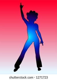This is a simple female outline.
