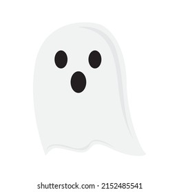 this is a simple halloween day ghost illustration vector