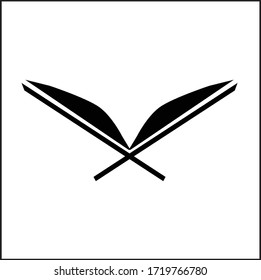 This is a simple icon image of the Qur'an