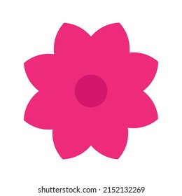 esta es una simple ilustración de una flor
