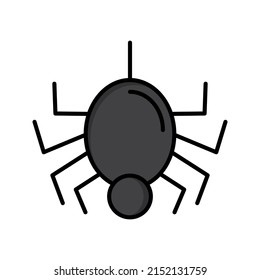 this is a simple illustration of a spider