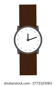 This is a simple illustration of a wristwatch.
