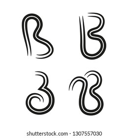 This a simple initial logos, symbols, and signs