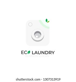 This simple logo for laundry business