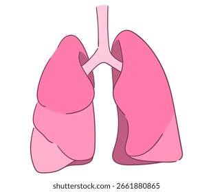This is a simple lung illustration.