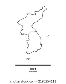 Este es un simple mapa de Corea. Se llama la península coreana.	