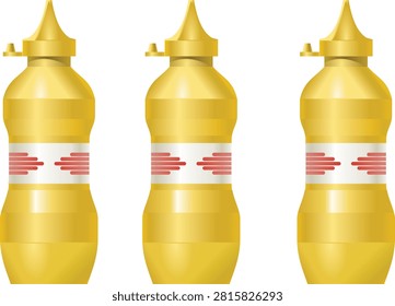 This simple and modern vector illustration features a yellow condiment squeeze bottle commonly used for mustard sauce. Designed in a clean flat style, the artwork presents an isolated food packaging element on a white background, making it suitable for restaurant branding, grocery themes, kitchen designs, food advertisements, and commercial creative projects.

Mustard sauce is one of the most popular condiments worldwide, commonly enjoyed with burgers, sandwiches, hot dogs, fries, snacks, and various fast-food dishes. This illustration captures the familiar appearance of a mustard dispenser bottle, creating an instantly recognizable food-related graphic that can be used across multiple industries.

The bright yellow color of the bottle represents the traditional appearance of mustard and creates a strong visual connection with flavor, freshness, and foodstuffs enjoyment. Yellow is often associated with energy, happiness, warmth, and appetite, making it an effective choice for food-related branding and promotional designs.

The squeeze bottle format represents convenience and modern food service. Condiment bottles like this are widely used in restaurants, cafés, fast-food outlets, foodstuffs trucks, and home kitchens. The simple pointed cap design communicates easy dispensing and practical packaging, making the illustration ideal for projects related to cooking, dining, and foodstuffs preparation.

Created as a high-quality vector graphic, this golden jar illustration provides excellent flexibility for designers and businesses. The scalable format allows the artwork to be resized without losing sharpness or quality. It can be customized with different labels, colors, text, or branding elements to meet specific design requirements.

This golden sauce jar art is suitable for a wide variety of applications, including restaurant menus, foodstuffs packaging concepts, grocery advertisements, product catalogs, websites, mobile applications, social media graphics, recipe blogs.
