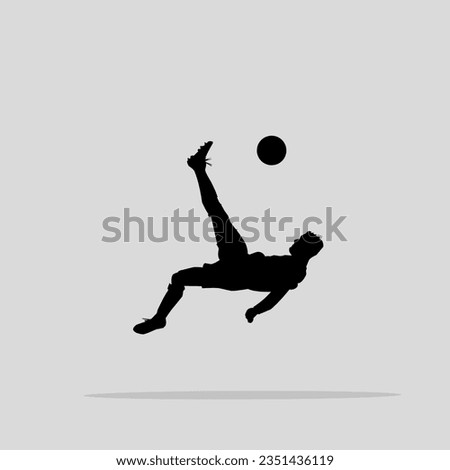 This is a simple overhead kick silhouette 