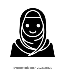 this is a simple profession avatar icon with glyph style