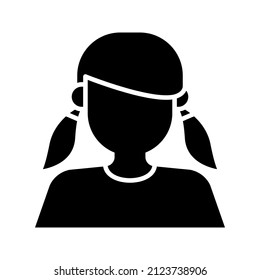 this is a simple profession avatar icon with glyph style