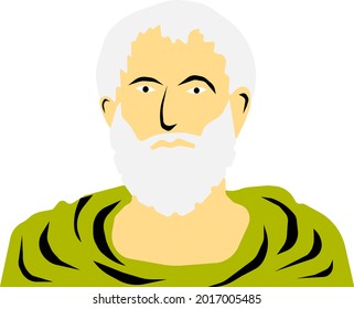 This is a simple vector of the famous figure, Aristotle. Useful as illustration images, elements on posters, and other design requirements.