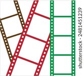 This is simple and vector film reel and it is editable.