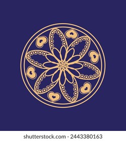This is simple and vector floral design and it is editable.