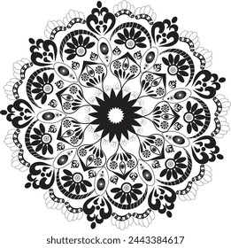 Este es un diseño floral simple y vectorial y es editable.
