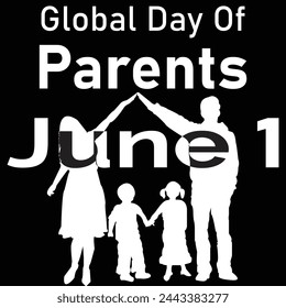 This is simple and vector Global day Of Parents background and it is editable.