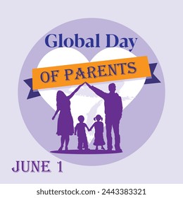 This is simple and vector Global day Of Parents background and it is editable.
